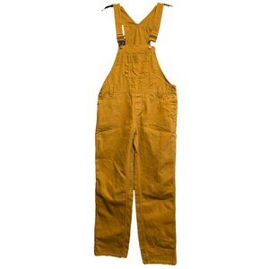 Dickies Duck Brown Overalls Bib Carpenter Men’s Size XS Utility Workwear ECU